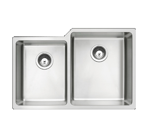 Rubine Stainless Steel Kitchen Sinks 1-3/4 Bowls